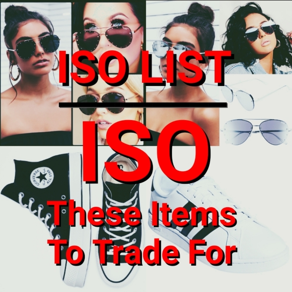 ISO of these items to TR.ADE for! 💞